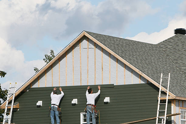 Professional Siding Replacement technician working in Mount Gilead, OH